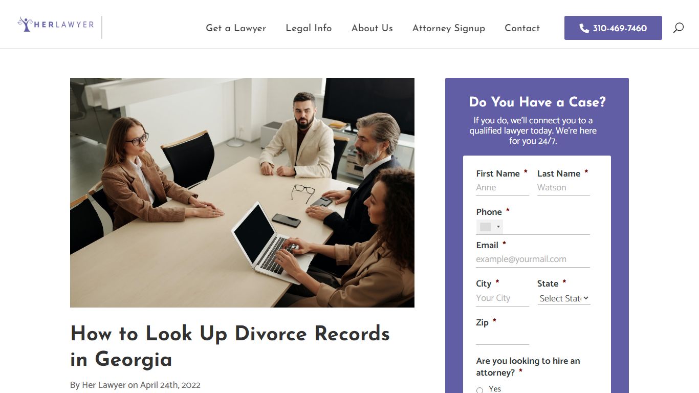 How to Look Up Divorce Records in Georgia - Her Lawyer