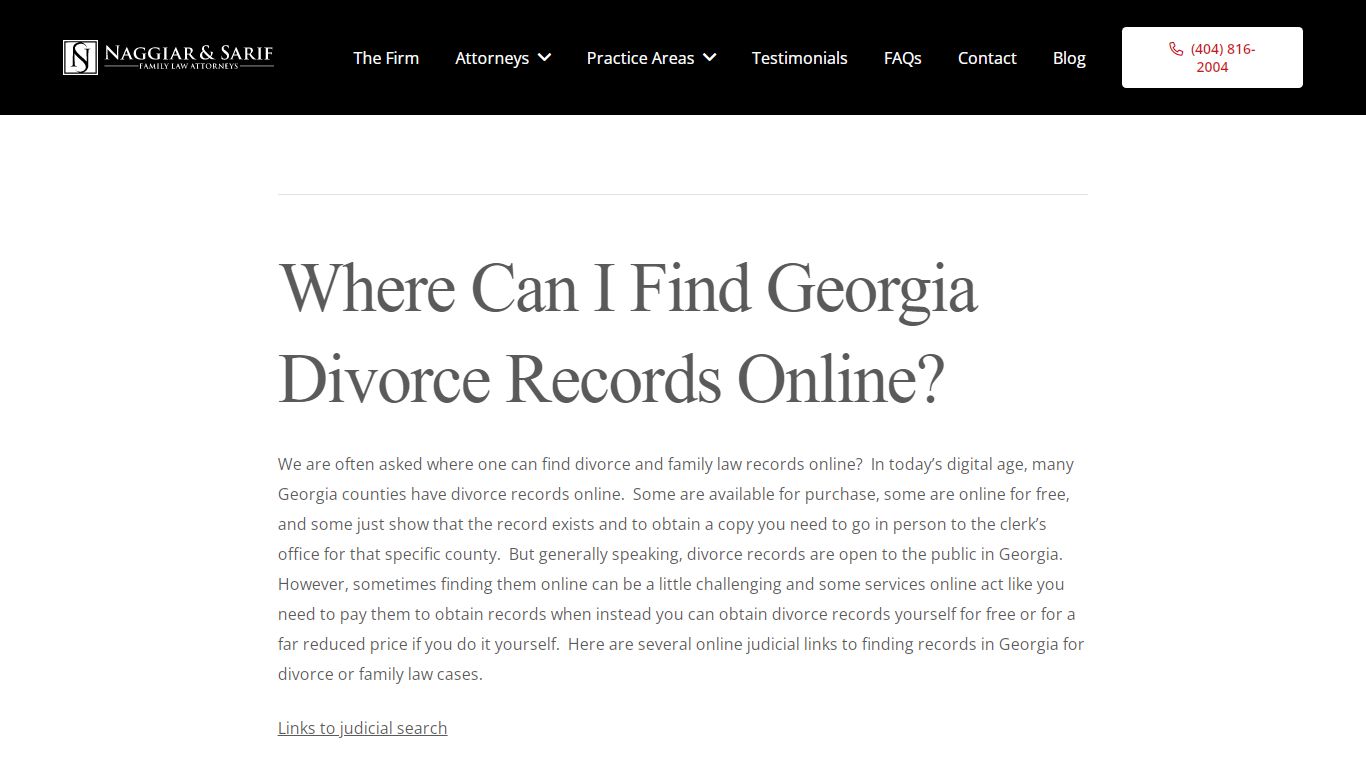Where Can I Find Georgia Divorce Records Online?